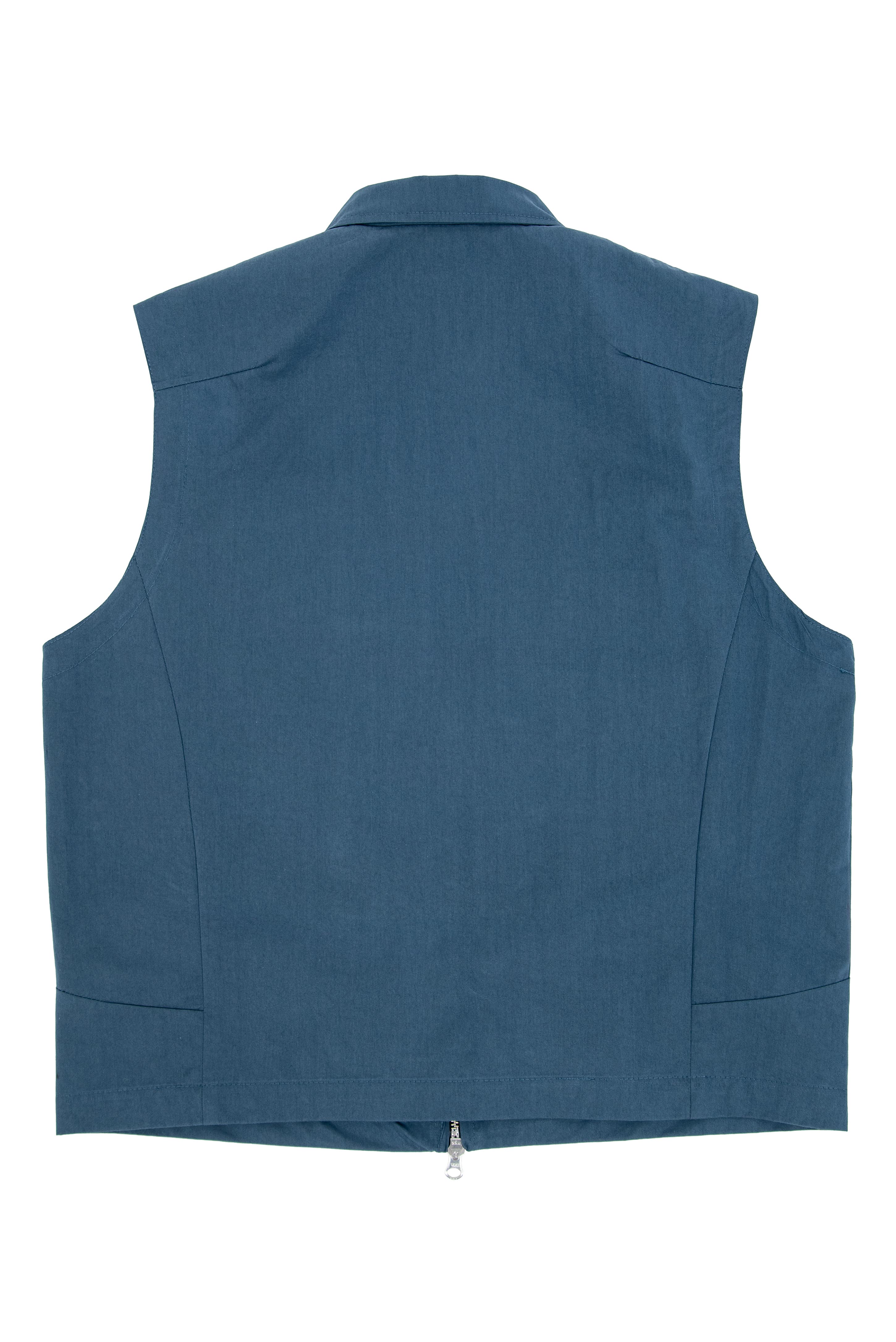 vest, utility three pockets, turquoise blue