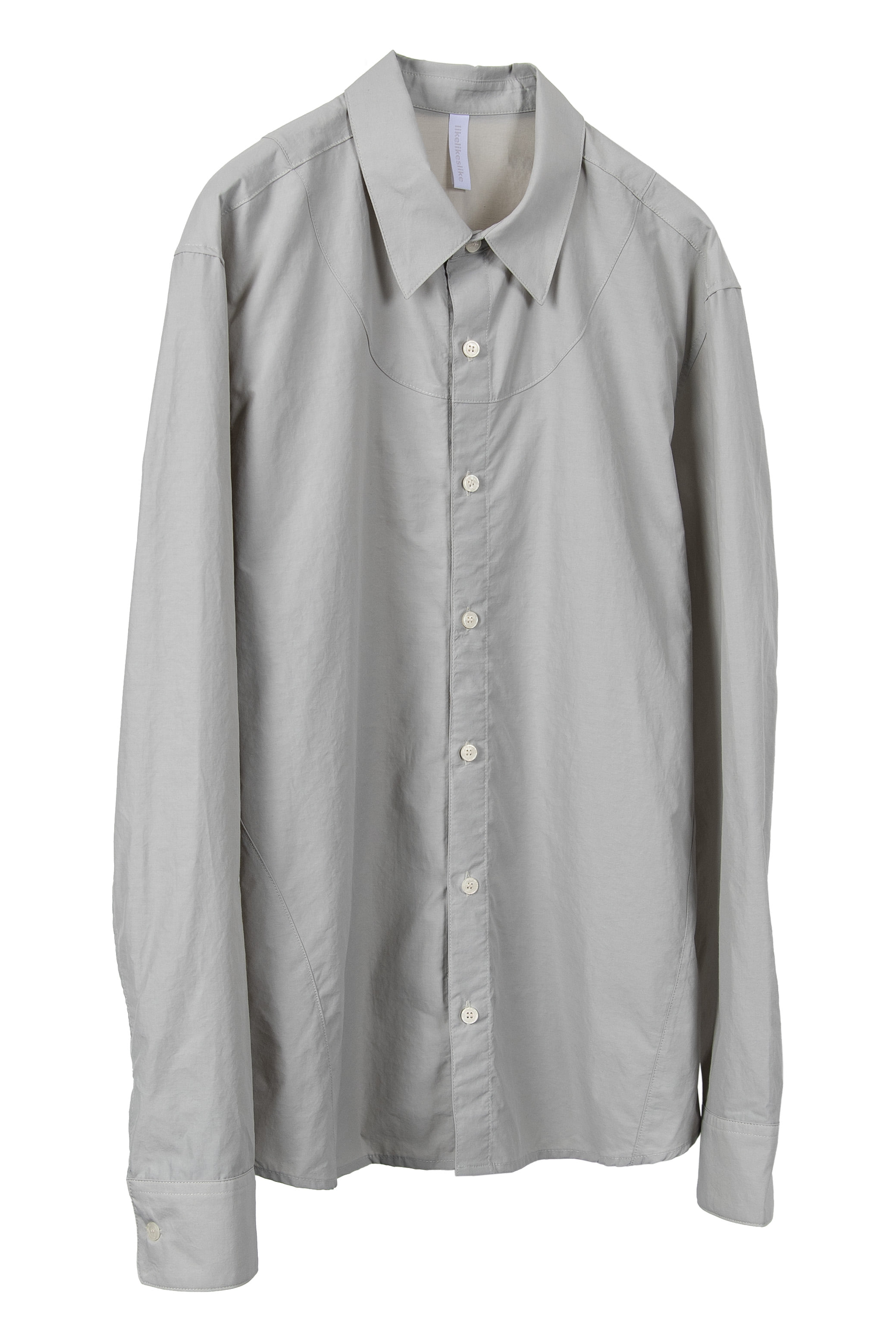 shirt, prototype model, grey